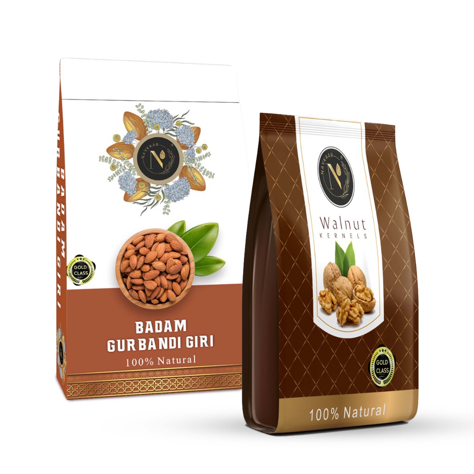 Almonds Walnuts Combo Pack
