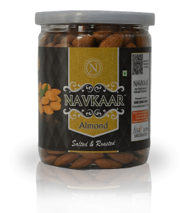 Buy Roasted and Salted Almonds, Badam Jar Online at Best Price